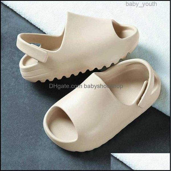 Sandali Baby Toddler Kids Adts Slip-On Fashion Ragazzi Ragazze Foam Beach Summer Slides Bone Resinchildren Scarpe da acqua leggere Drop238I