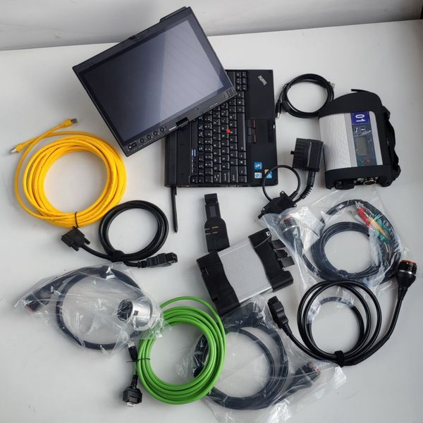 Автоматические инструменты для диагностики для BMW ICOM Next MB Star C4 SD Connect WiFi для мультиплексора и кабелей Mercedes 1 ТБ