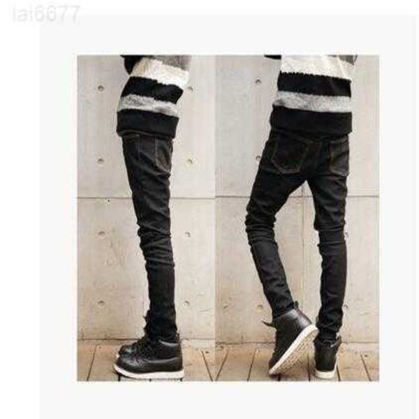 2023New männliche Hosen schlanker Bleistifthosen Jungen Jeans Skinny Casual Men Frühling und Herbst1 niedriger Preis Bestzf18