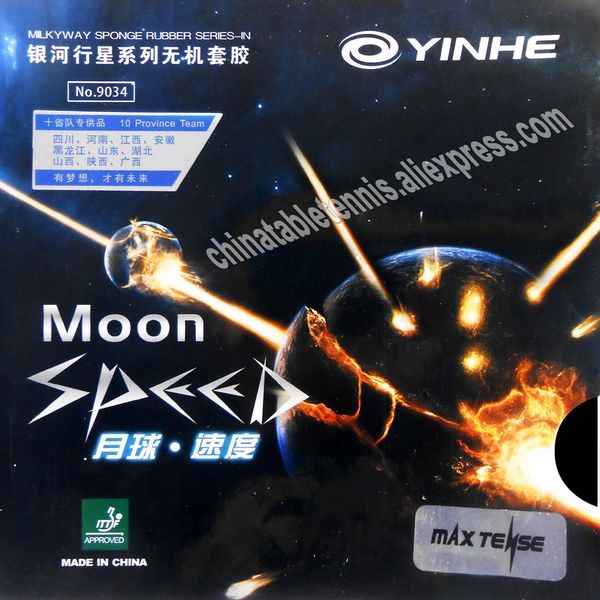 Racchette da ping pong Genuine Yinhe Moon SPEED Max Tense cake Pips in gomma con gomme da ping pong Sponge Galaxy Milky Way 230307