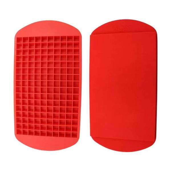 160 griglie cubetti di ghiaccio creatore mini stampi per cubi in silicone stampi per secchi e dispositivi di raffreddamento vassoio utensile da cucina per stampo per whisky I0307