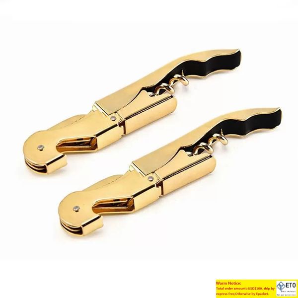 Golden Color Wine Sorkscrew Stainless Aço garrafa de abridor