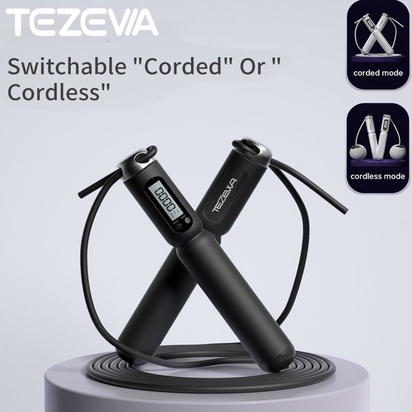 Corde per saltare TEZEWA Wire Cordless Fitness Esercizio Attrezzatura per saltare Perdere peso Professionale 230307