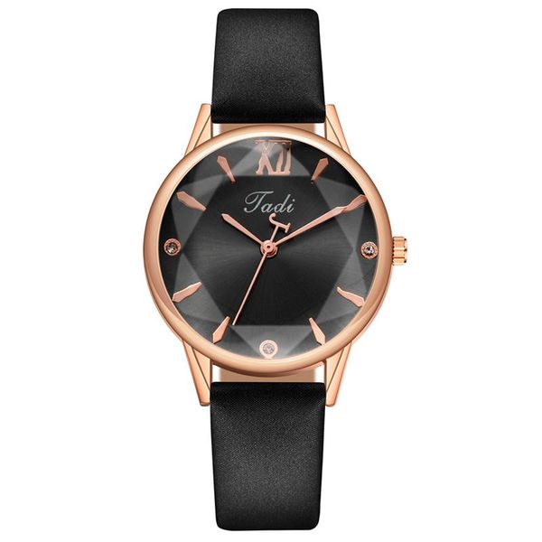 Armbanduhren Lederband Streifen Damenuhr Luxus Mode Weibliche Uhr Damen Handgelenk Für Frauen Relogio Feminino Zegarek