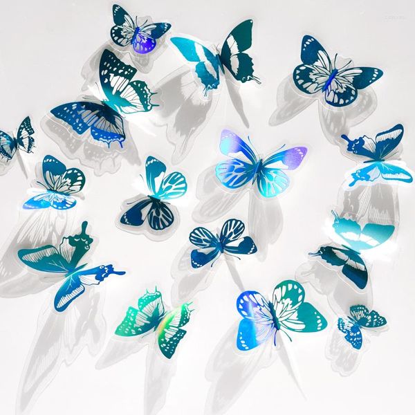 Embrulho de presente 30pcs Glitter Butterfly Adesivos