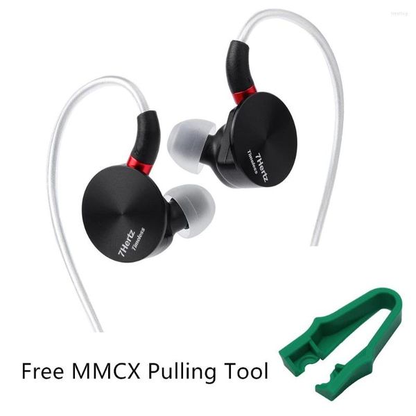 HIFI planar de 14,2 mm atemporal no fone de ouvido com concha de alumínio CNC MMCX MMCX Wired Music Monitor de fone de ouvido com fio
