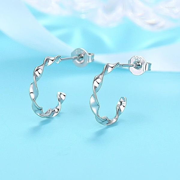 Ohrstecker VENTFILLE 925 Sterling Silber Luxus Twist Stück Ohrstecker für Frauen Glamour Schmuck Geschenke Großhandel