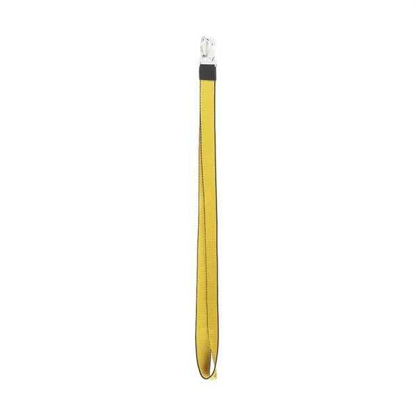 52 см желтого нейлонового ремня промышленного Lanyard Longe Long Kepchain Designer Designer Crabled Logo сплав сплав Men и женщины мода D250G