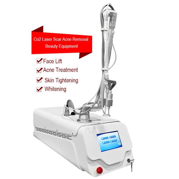Dermatologie-Lasermaschine, Akne-Behandlung, Aufhellung, Faltenentfernung, CO2-Laser, fraktionierte HF-Ausrüstung
