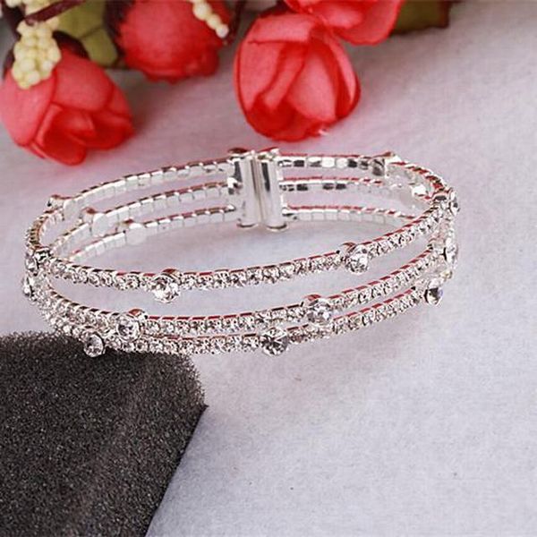 pulseira de mão pulverigem de correia para mulheres puldout bangle personalizada amor personalizada camada multi-camada de abertura completa aberturas cruzadas link cadeia love designer feminino presente