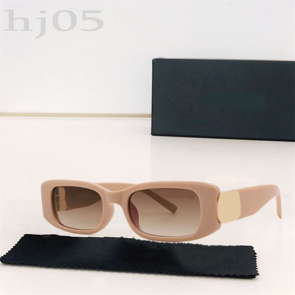 Black Shades Glasses Designer de luxo Óculos de sol para mulheres Rosa Cool Girls Beach UV Protection OCCHIALI DA ACESSÓRIOS DE MAPAÇÃO SOLE