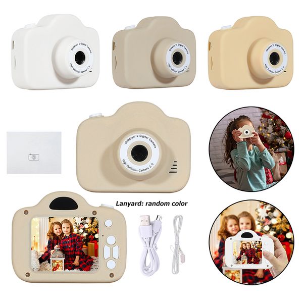 Fotocamere giocattolo Mini Micro fotocamera giocattolo multifunzionale bambino selfie fotocamera giocattolo videocamera digitale portatile giocattolo ricarica USB per bambini regali di festa 230307
