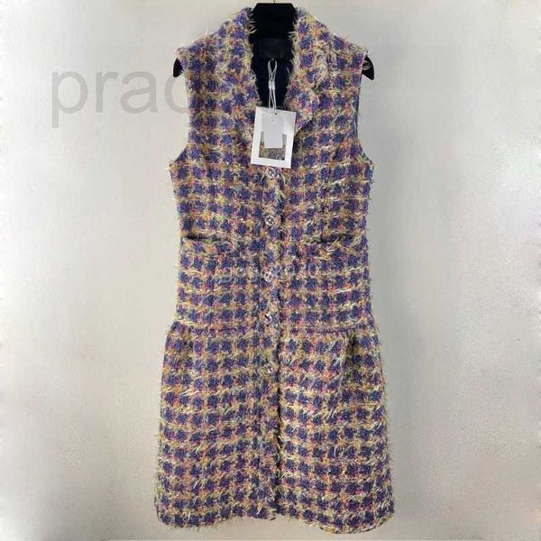 Giacche da donna firmate 2022 donne ragazze lana vintage giacca di tweed blazer peacoat cappotto su misura con bottone a lettera pista di Milano monopetto di lusso Y731