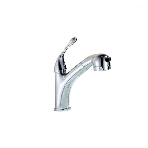 Torneiras de pia do banheiro Torneira de cozinha de cobre Pull Pull Way Outlet Tap Basin Hardware Hardware Misturador de latão com termostato