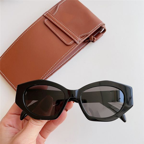 Heiße Retro-Designer-Sonnenbrille für Damen und Herren, Herren-Damen-Sonnenbrille für Damenmode, coole Brille, ästhetisches Polygon-Design mit UV400-Len, flippig, mit Originaletui