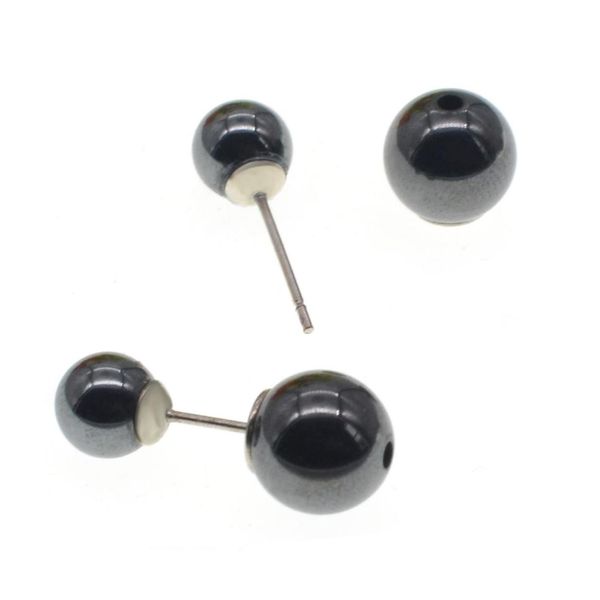 Fascino Orecchini a lobo magnetici Gioielli minimalisti 2 paia / set Magnete da 8 mm 6 mm Consegna a goccia per uomo e donna Dhpgc