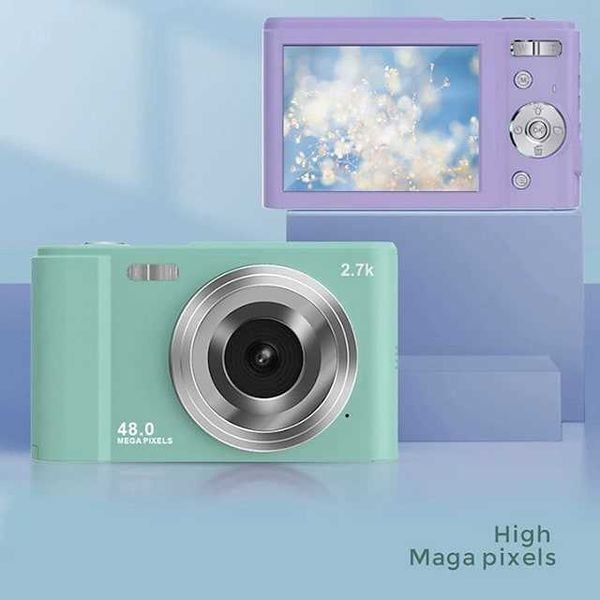 Dijital Kamera 1080p 48 Mega Piksel Vlogging Kamera ile 16x Zoom Mini Kameralarla Video Kayıt Kerecisi Yeni Başlayanlar İçin Kamera Kamerası Noel Doğum Günü