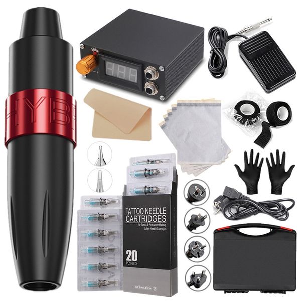 Estigma original Tattoo Tattoo Machine Pen RCA Interface Coreless 8V Motor Soft to Hard Hit PFarrer EM122 210915