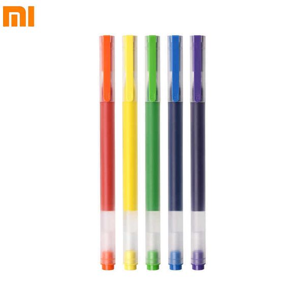 Гель -ручки Оригинальная Xiaomi Mi Gel Pen 05mm Color Ink Set Spec Super Lover Pend Write Sign Pens Offic