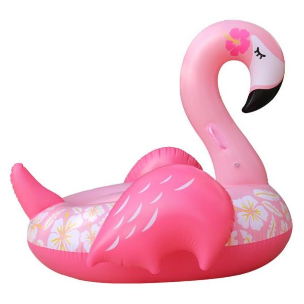 Piscina inflável de flutuação FLAMINGO Tubos de flutuador aninal adultos colchão grande cisne para divertido piscina piscina em brinquedos de anel de anel de água