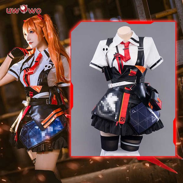 Costumi anime UWOWO Asuka Cosplay Honkai Impact 3 Asukaa Langleyne Soryuue Gioco Christmas Come Shirt Skirt Outfits Halloween Carnival Z0301