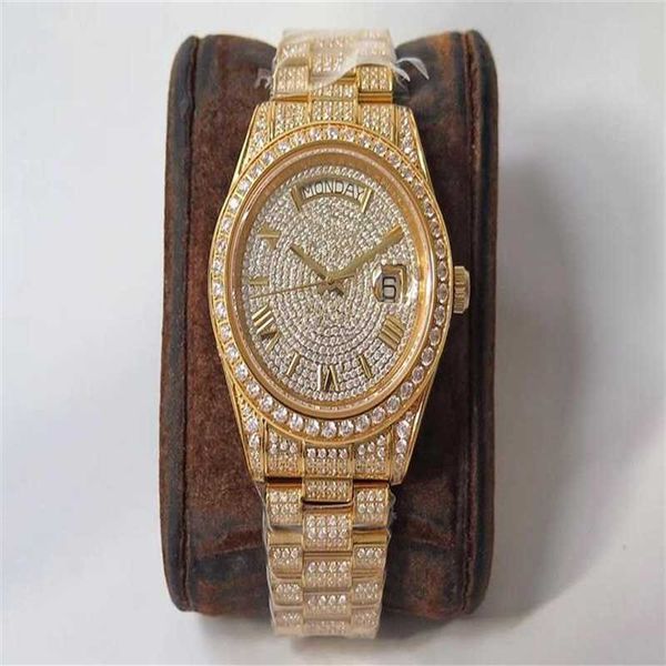 Designer Watchs Watch Mens высококачественные алмазные часы Reloj Movements Watch Calendar Double Time Automatic Montre Luxe