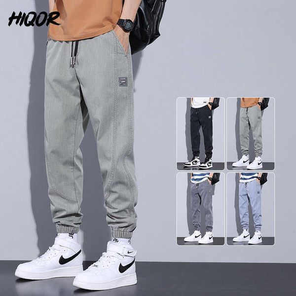 Men's Pants HIQOR 2023 hommes sarouel printemps été mince Streetwear pantalon mâle coton Jogging sport pantalons de survêtement hommes vêtements Joggers Z0306