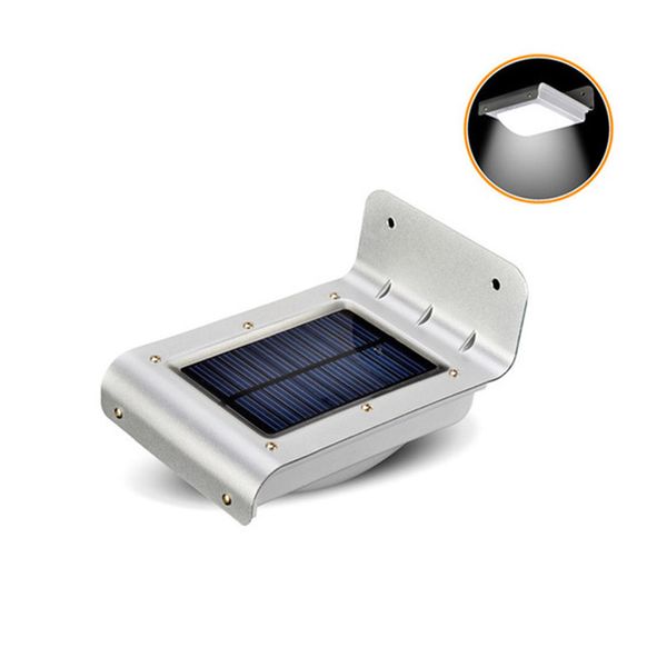 Lâmpadas de gramado ao ar livre luz impermeabilizada 16 LED Sensor de movimentos de energia solar Jardim Lâmpada de segurança Crestech168