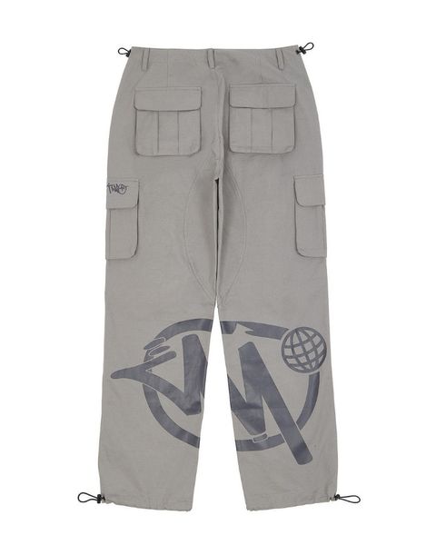 Damenhosen Capris Y2K Multi-Pocket-Overalls Frühling und Herbst Japanische Retro-All-Match-Ins-Markenpaare, die gerade Hosen mit weiten Beinen spleißen 230306