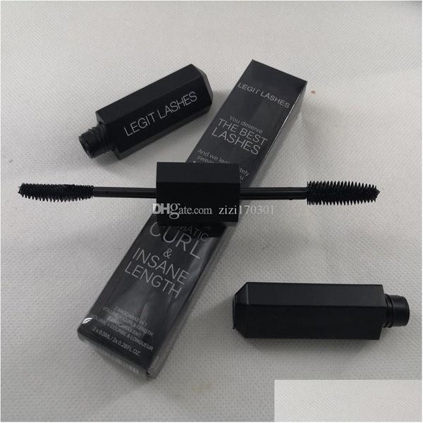 Mascara Famosa nova marca de maquiagem de cabeça dupla Olhe os cílios à prova d'água Drop Drop Drop Health Beauty DHBRR