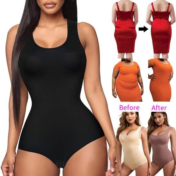 Shapers da donna Body Shaper per le donne Tummy Control Shapewear Body Vita Trainer Gilet Dimagrante Biancheria intima Camicia a compressione Girdle Tank