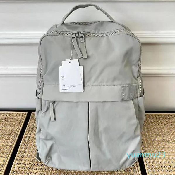 Lu Alltagsrucksack für die Schule, Yoga-Taschen, großes Fassungsvermögen, Fitness-Tasche für die ganze Nacht, 23 l, städtischer Rucksack, Markenlogo 07