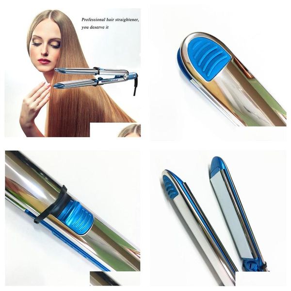 Alisadores de cabelo Nano de alisadores iônicos Nano Titanium Prima3000 2,25 polegadas 11/4 Drop Drop Products Care Styling Dhnus