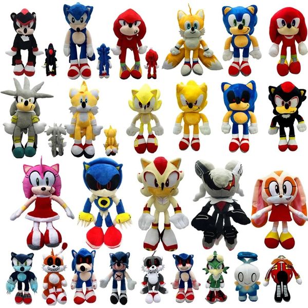 Plüschpuppen, 28 cm, Überschall-Plüschtier, Sonic Mouse, Sonic Hedgehog, 7 besondere Stile