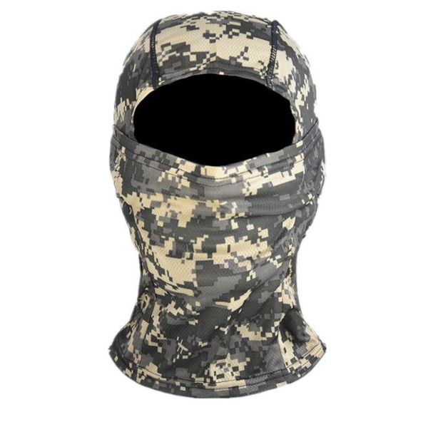 Copertura integrale Passamontagna Maschere Multifunzione Outdoor Tattico airsoft casco linea cappello Camouflage Wargame Cappucci Berretti Paintball Army Sport Ciclismo Maschera da sci