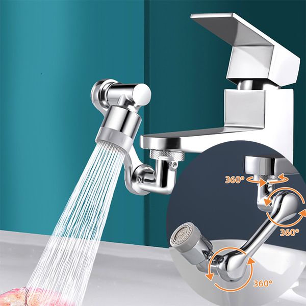Outros banheiros suprimentos universal 1080 Rotação Extender aerador Filtro de respingo de torneira de cozinha estende o bico de água Sprayer Bubbler 230308