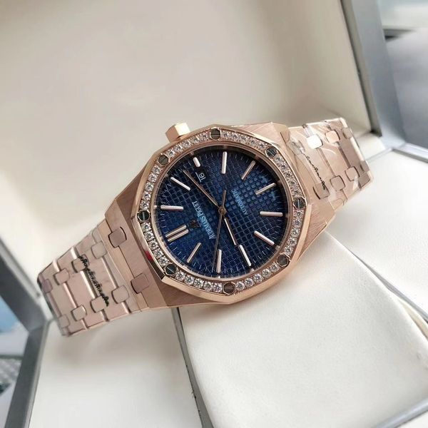 Роскошные AAA Diamond Ring Automatic Watch 41 -мм циферблата автоматическое механическое движение мужское ремешок из нержавеющей стали 2023