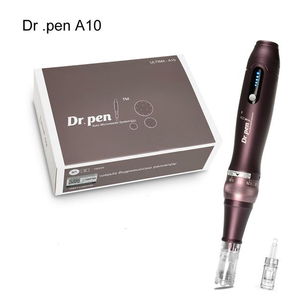 Dr Pen A10 Electric Wireless Microneedling Professional Derma Micro Micro Mesotherapy Beauty Machine con aghi da 2 pcs