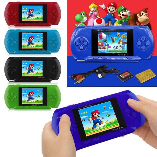 Giocatori di giochi portatili PVP 3000 in 1 Console per videogiochi retrò Lettore di giochi a colori portatile portatile TV Consola Uscita AV con scatola al dettaglio DHL Free