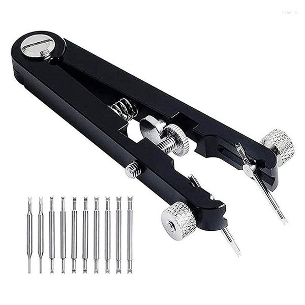 Наборы для ремонта часов инструменты Spring Bar Plier Tool Set Watch -полоса ленты пинцэзер для контактов RemoventRepair Hele22