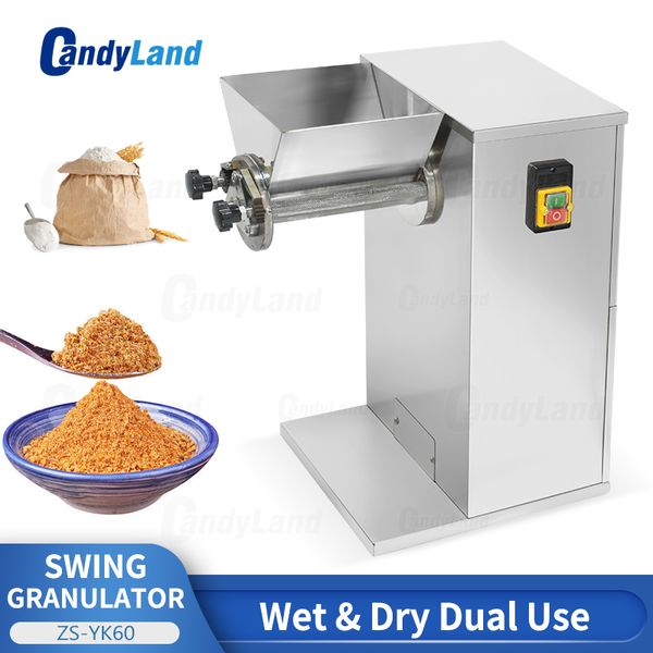 Candyland YK-60 Wet Dry Powder Dual Use Swing Granulator Experimentelle pharmazeutische Pulverproduktionsausrüstung