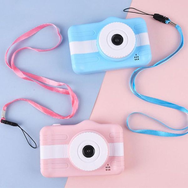 Fotocamere digitali Cute Cartoon Bambini Camera HD 1080P 12MP Giocattoli per bambini Video Mini Po da 3,5 pollici Per ragazzi Ragazze Regalo di compleannoDigitale