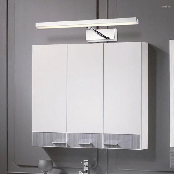 Lampada da parete a Led Bagno Luce Specchio in acciaio inox 7W 12W AC85-265V Apparecchio moderno Sconce per soggiorno