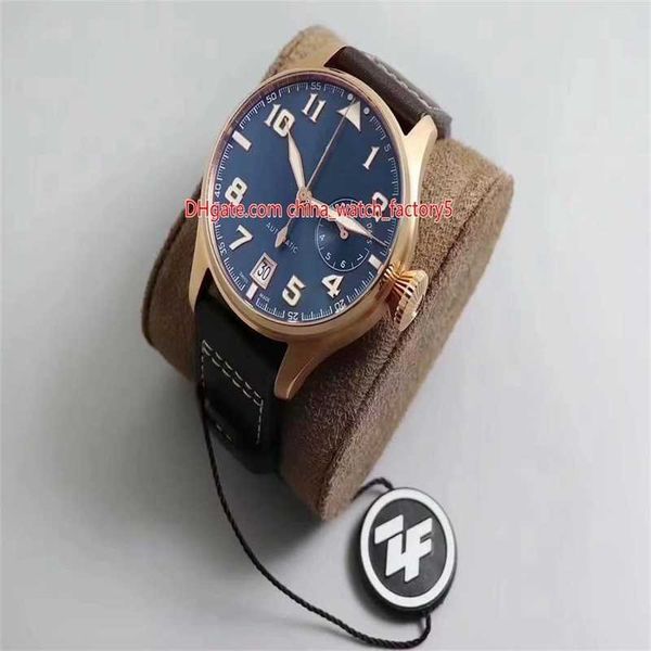 Designeruhren Qualitätsstil Verkauf Maker 46mm PILOT'S IW500916 IW500908 IW500917 Cal 51111 Uhrwerk Mechanisch Automatik Herren334S