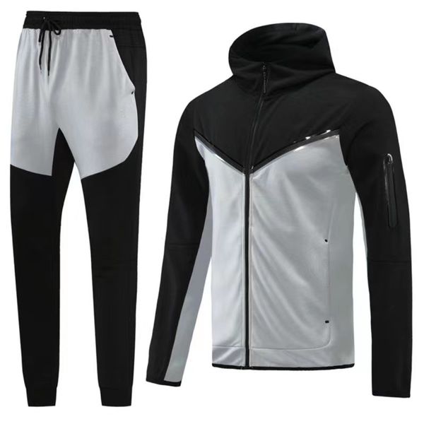 Tuta da uomo in pile tecnico giacche da uomo firmate sportive tuta casual con pantaloni abbigliamento sportivo 11 colori pantaloni da jogger giacca a vento pezzi all'ingrosso sconto del 10% 9NKB