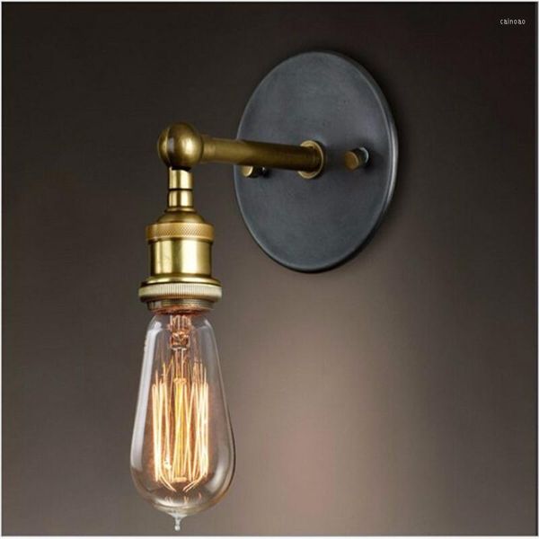 Duvar lambası endüstriyel vintage ışık vnity wandlamp fikstürü ülke tarzı retro ev aplikleri için retro