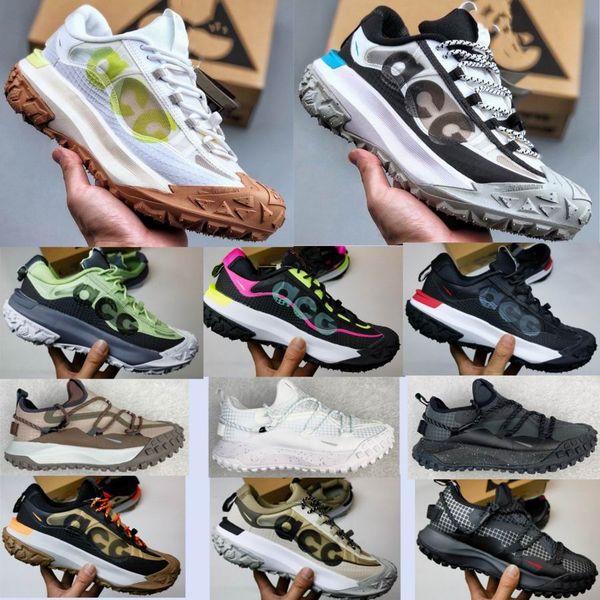 ACG Mountain Fly 2 Koşu Yürüyüş Ayakkabısı Mada Light Bone Fossil Stone SE Beyaz Pembe Turuncu Siyah Gri Erkek Zoom Tırmanma Spor Sneakers Yüksek Mavi Yeşil DO9332 DQ5499