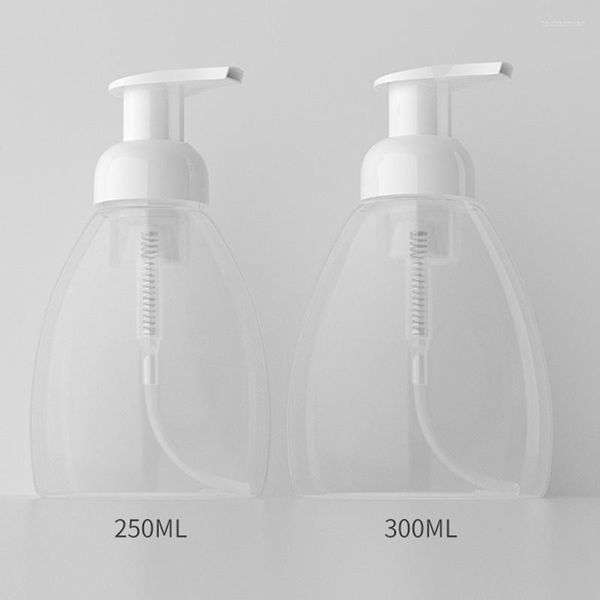 Aufbewahrungsflaschen 250 ml 300 ml 10 Stück leere transparente Seifenspender Pumpbehälter Schaumplastikflasche Make-up Kosmetikverpackung Reinigung