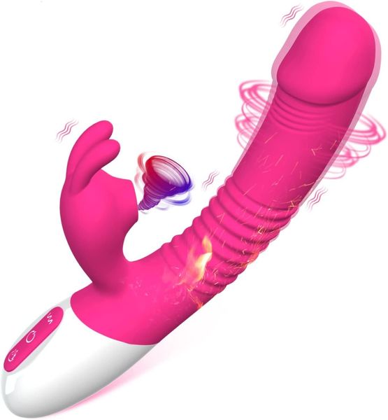 Вибраторы для женщин G Spot vaginal stivulator с сосанием вибрирующих нагрев Реалистичный фаллоимитатор для взрослых игрушек 230307