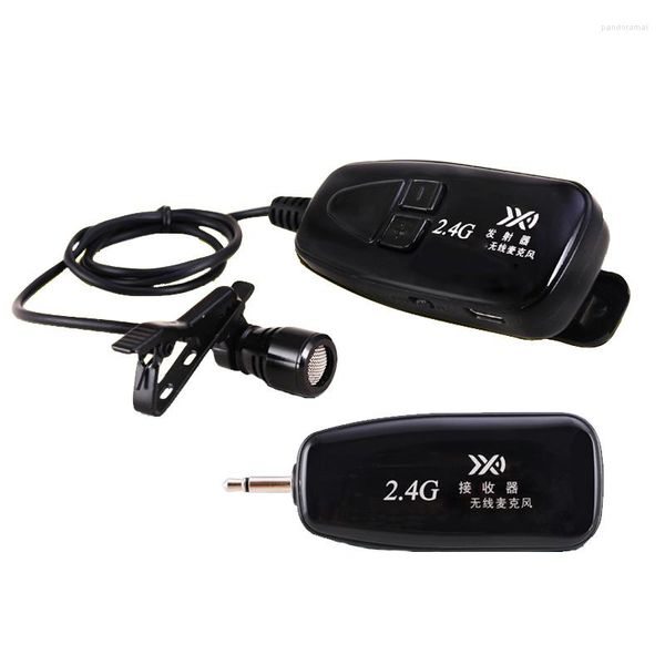 Микрофоны 2PEECES/LOT 2,4 ГГц беспроводной микрофона для микрофона Lape Mic Mic Saxphone Pickup Saxphone